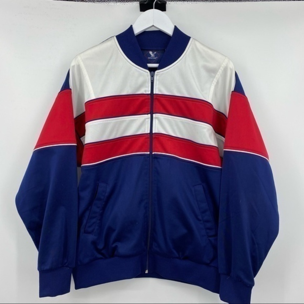 Eagle Bay Vintage 80’s-90’s Vibe‎ Track Jacket Med